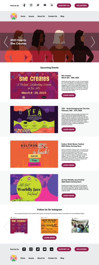 Web design project